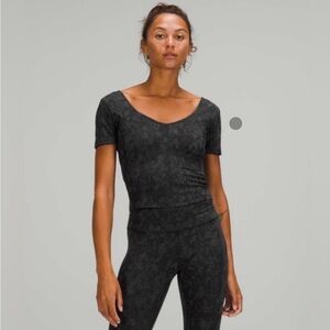 Lululemon Align Top in Grey Camo